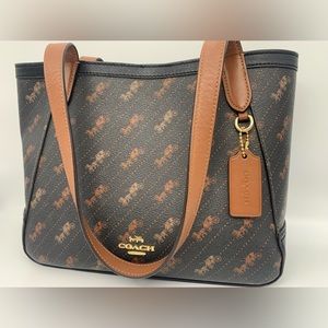 Coach Horse and Carriage Tote